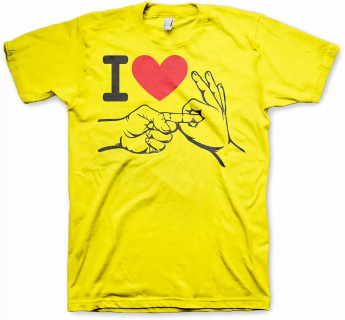 Hybris T-Shirt I Love To Make Love T-Shirt günstig online kaufen