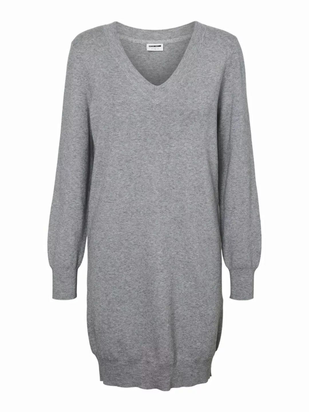 NOISY MAY Gestrickt Kurzkleid Damen Grau günstig online kaufen