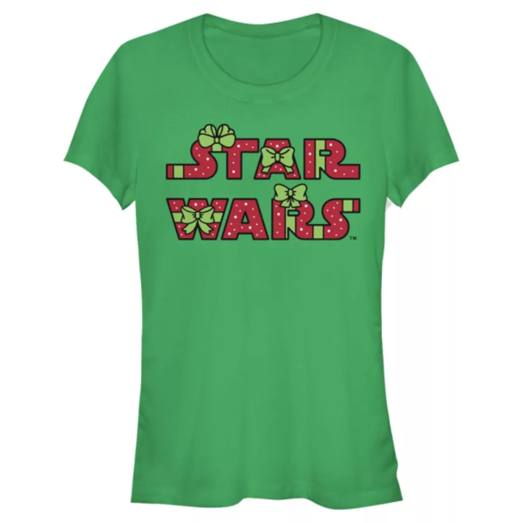 Star Wars - Logo Gift Exchange Sleeve - Weihnachten - Frauen T-Shirt günstig online kaufen
