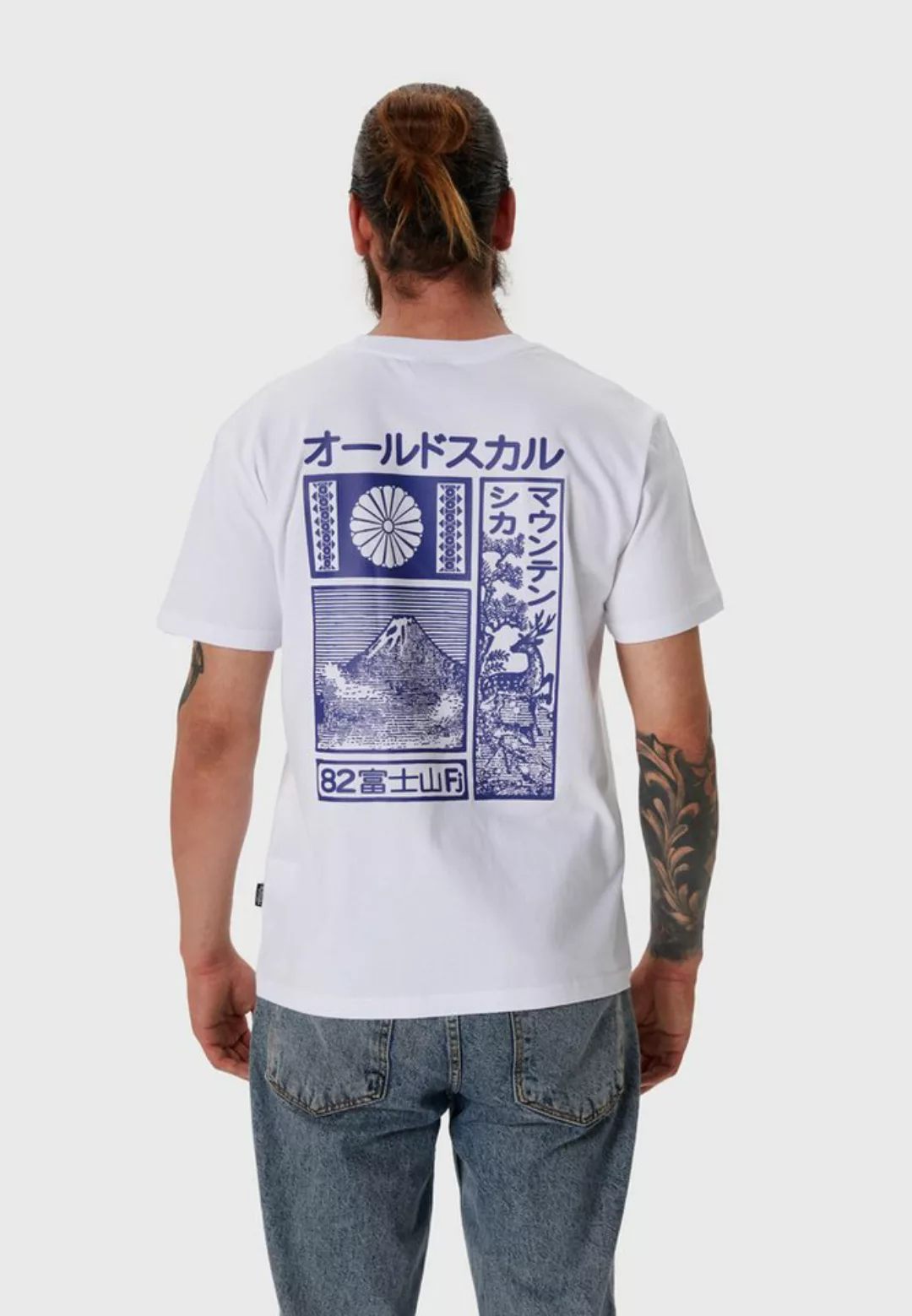 Oldskull T-Shirt Asian Samuthai Vintage Logo Graphic günstig online kaufen