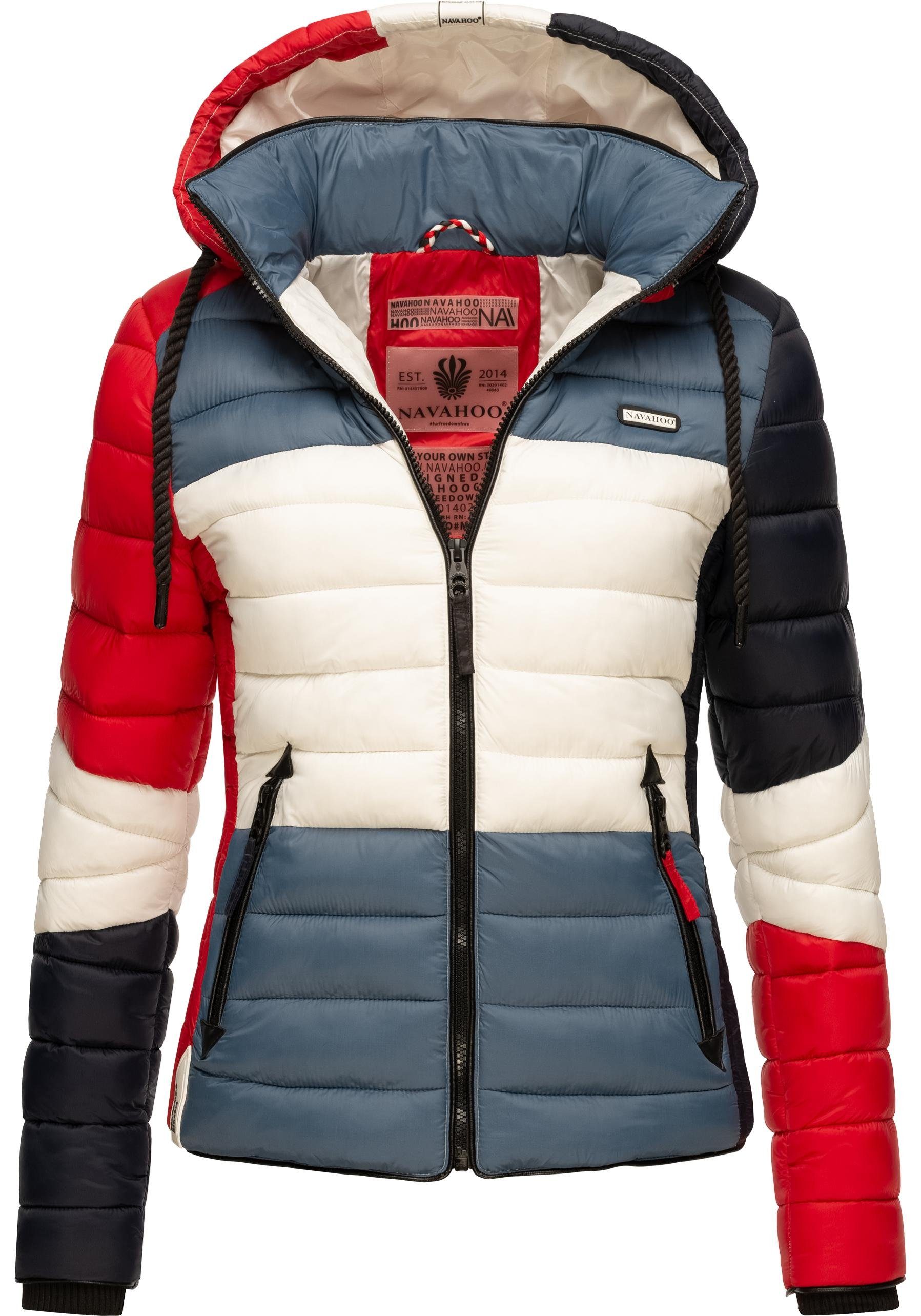 Navahoo Steppjacke Lulana Multikulti leichte Übergangsjacke günstig online kaufen