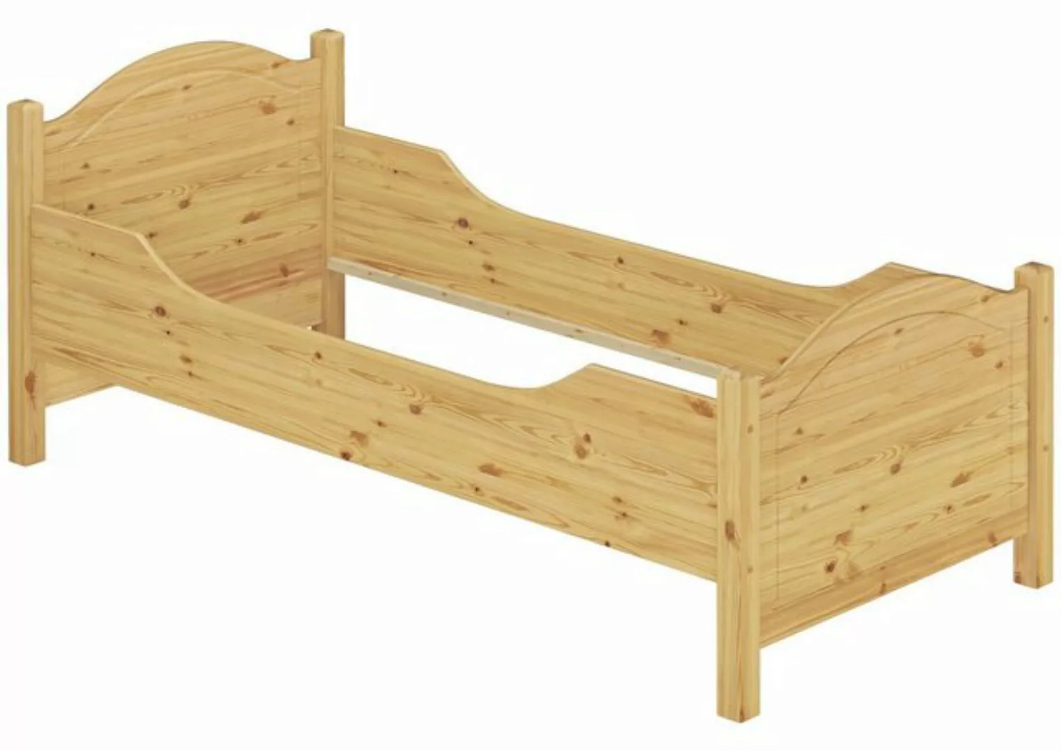 ERST-HOLZ Bett Bettenset für Senioren: Holzgestell verstellbar 90x200, Kief günstig online kaufen