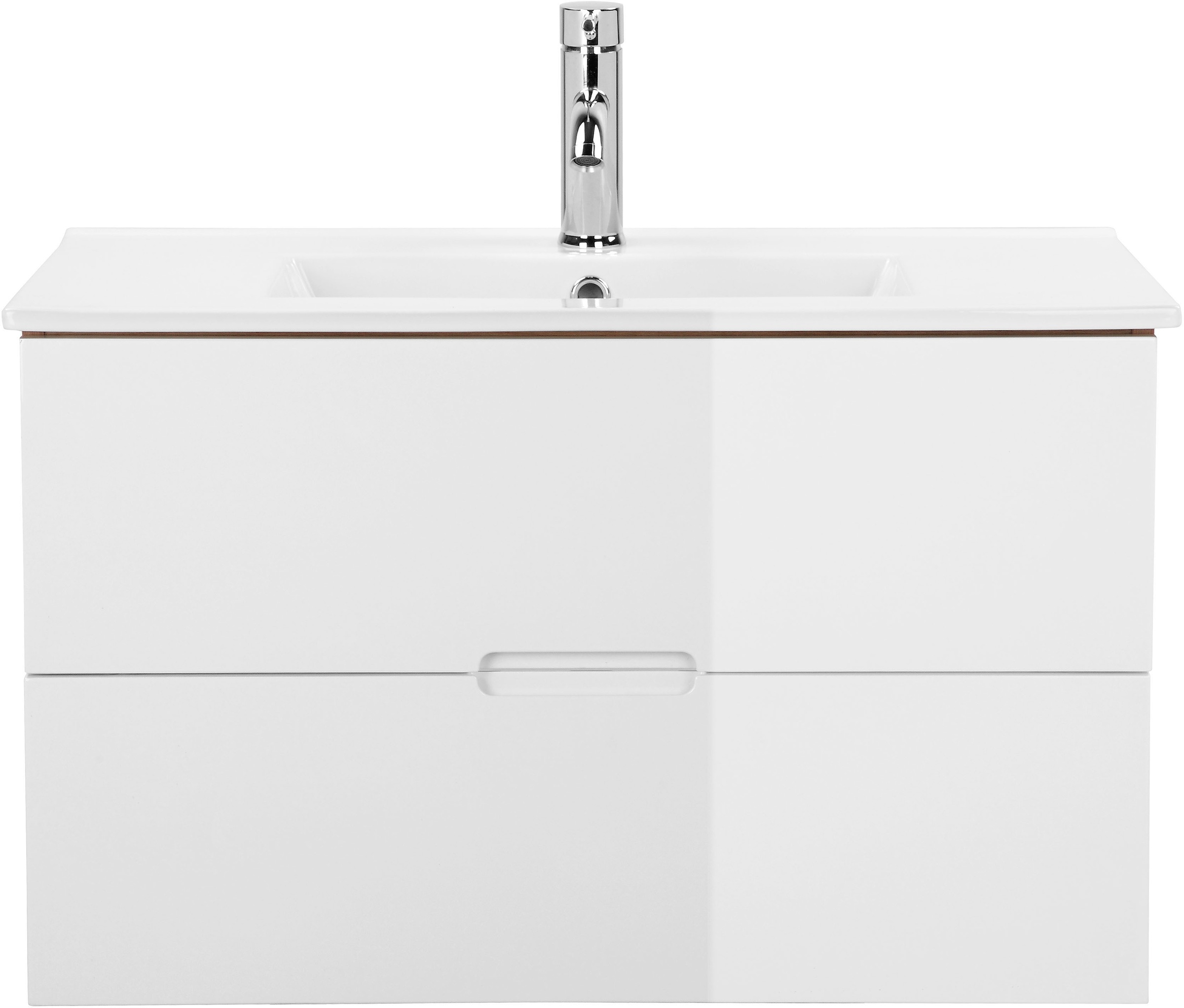 welltime Waschtisch "Lund Badezimmerschrank Unterschrank mit Becken", Wasch günstig online kaufen