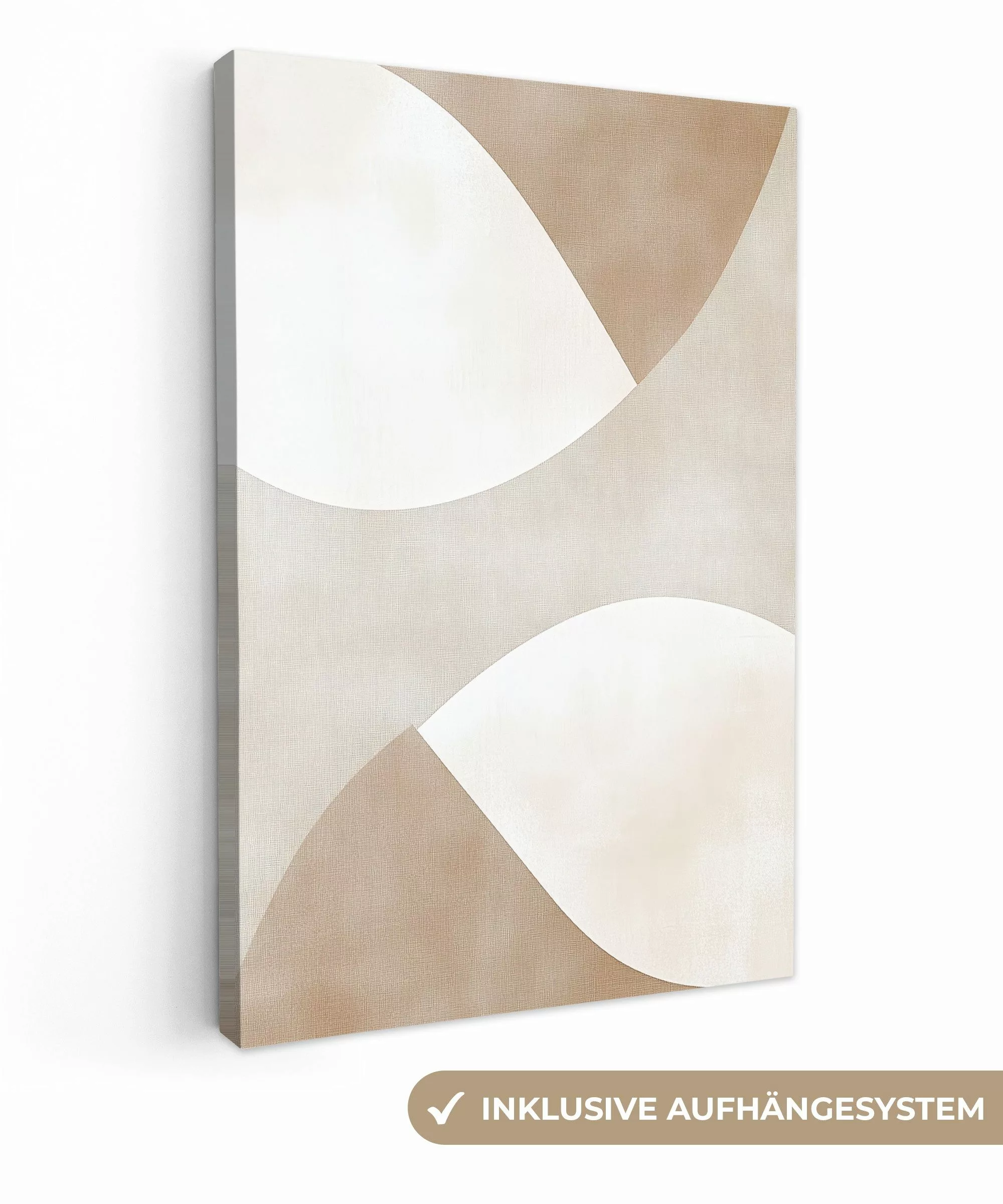 OneMillionCanvasses® Leinwandbild Braun - Japandi - günstig online kaufen