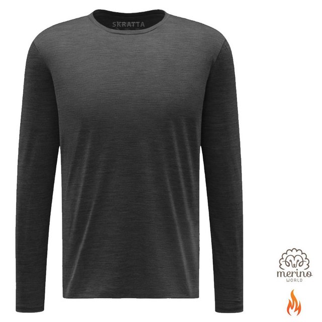 Skratta T-Shirt Skratta - Herren wärmendes Thermoshirt Longshirt mit Merino günstig online kaufen