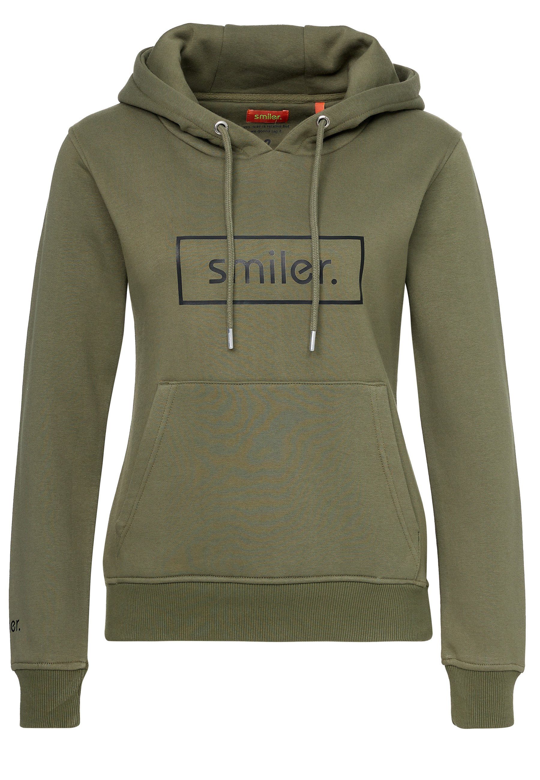 smiler. Kapuzensweatshirt Happy. mit Kapuze günstig online kaufen