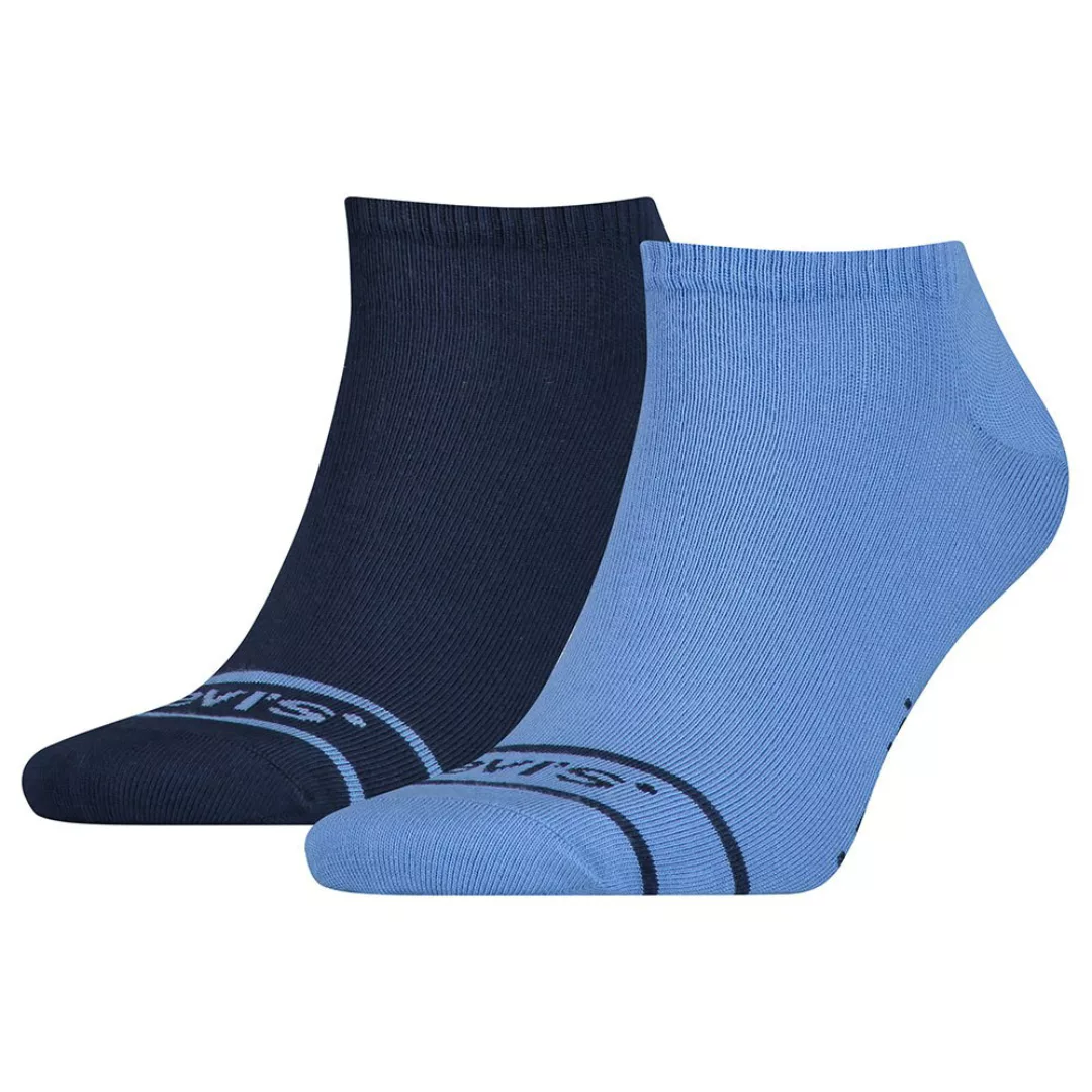 Levi´s ® Low Cut Sport Socken 2 Paare EU 35-38 Blue Combo günstig online kaufen