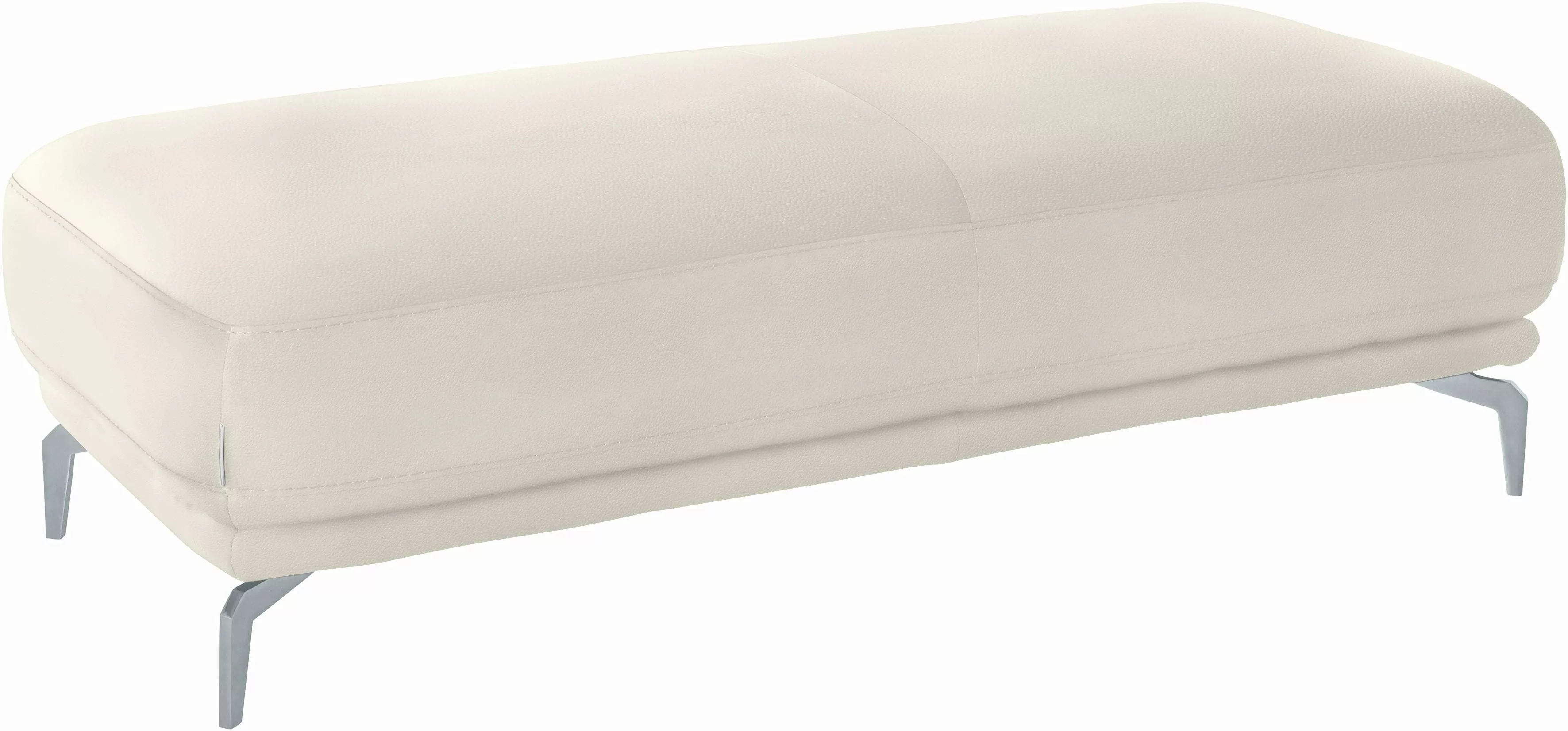 W.SCHILLIG Hocker »montanaa«, mit Metallfüßen in Silber matt, Breite 141 cm günstig online kaufen