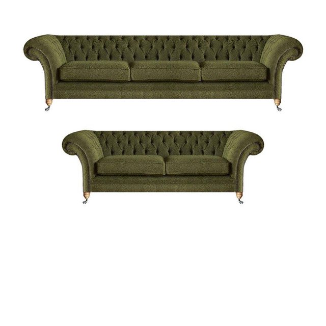 JVmoebel Chesterfield-Sofa Designer Sofagarnitur Luxus Modern Sofas Set Sit günstig online kaufen