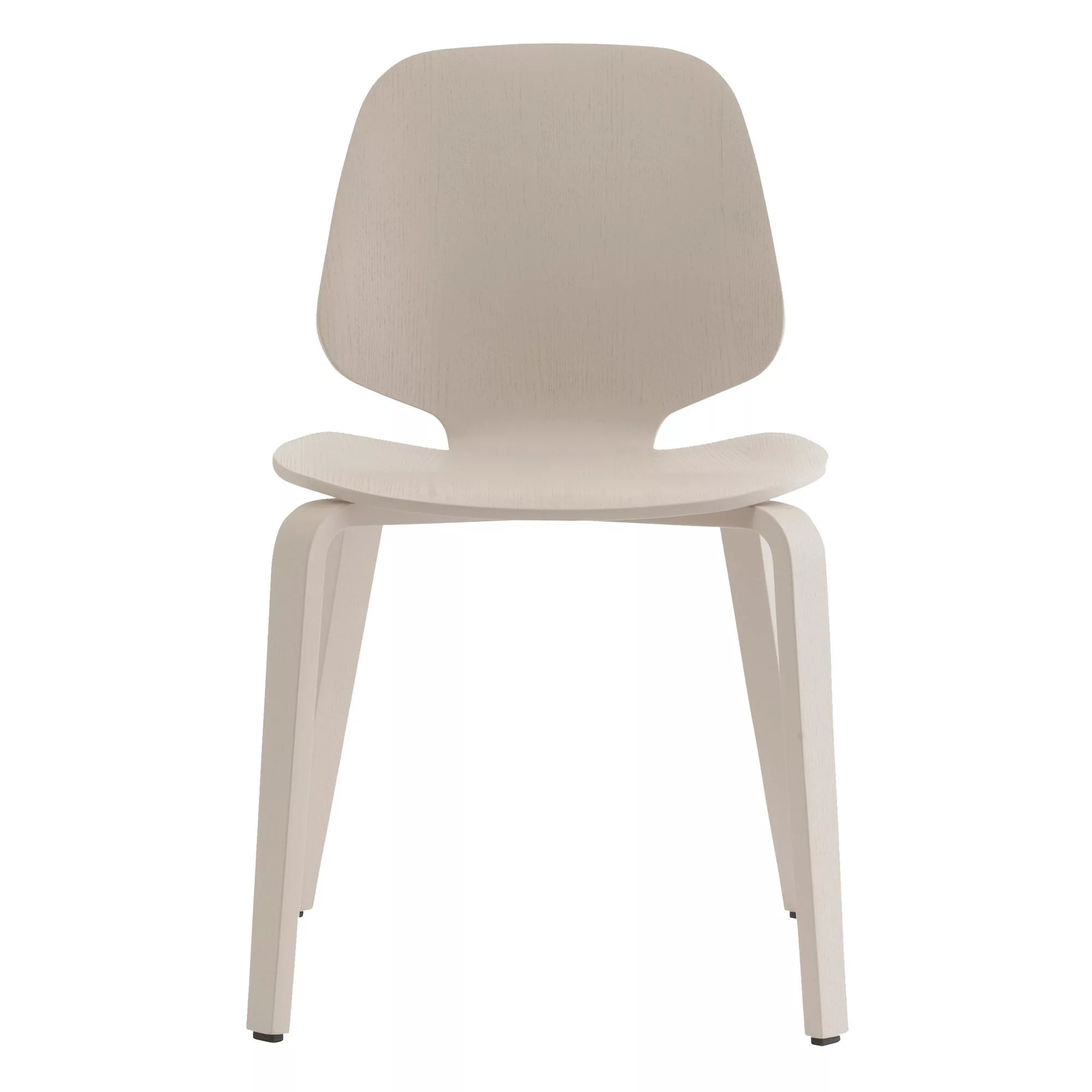 Normann Copenhagen - My Chair Stuhl - auster/Esche lackiert/BxHxT 48x80x50c günstig online kaufen