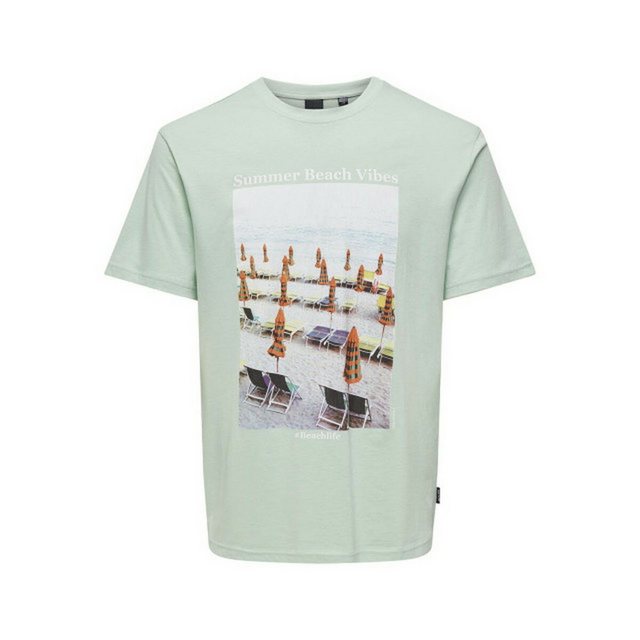 ONLY & SONS T-Shirt Herren Kurzarm-T-Shirt Only & Sons Onskolton Reg Beach günstig online kaufen