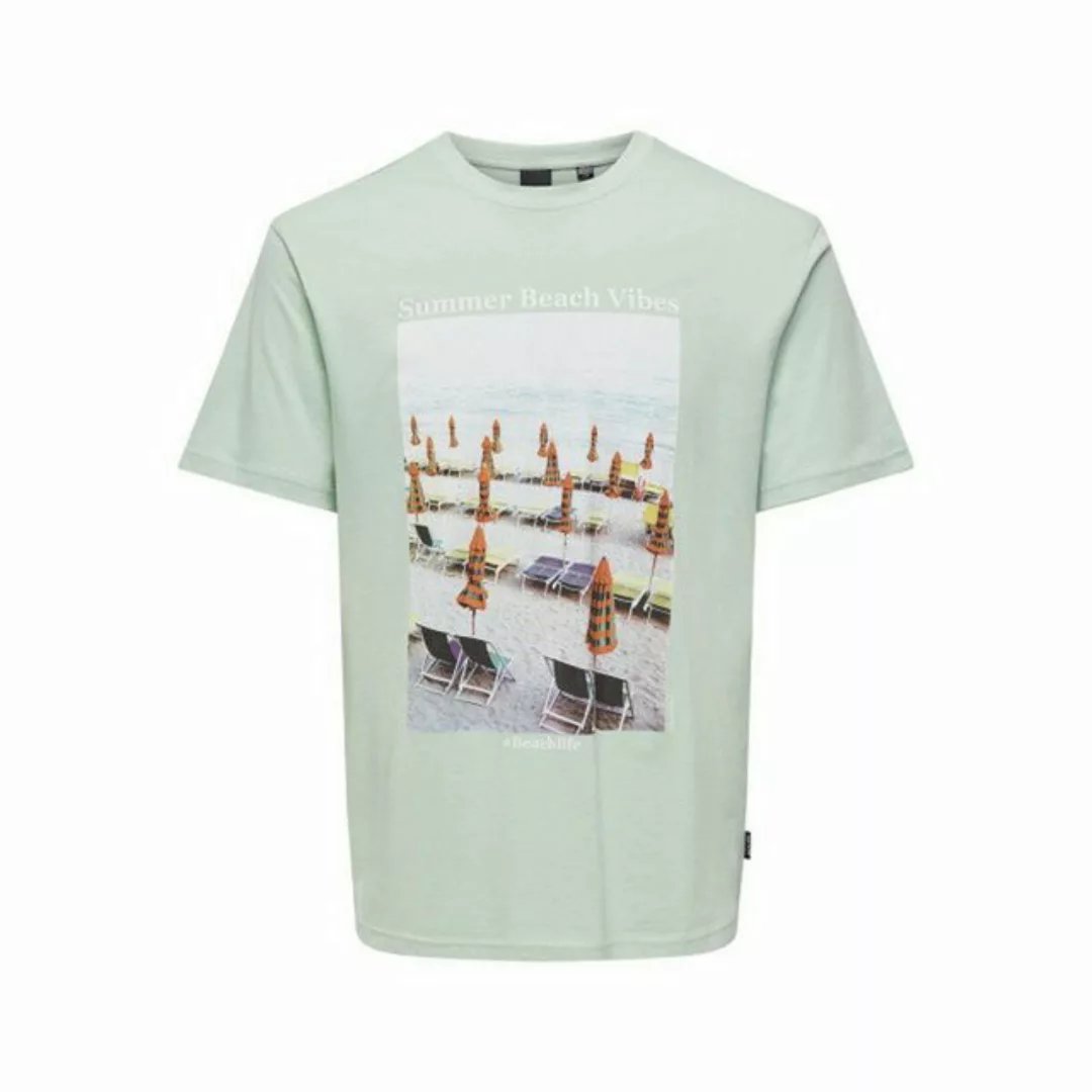 ONLY & SONS T-Shirt Herren Kurzarm-T-Shirt Only & Sons Onskolton Reg Beach günstig online kaufen