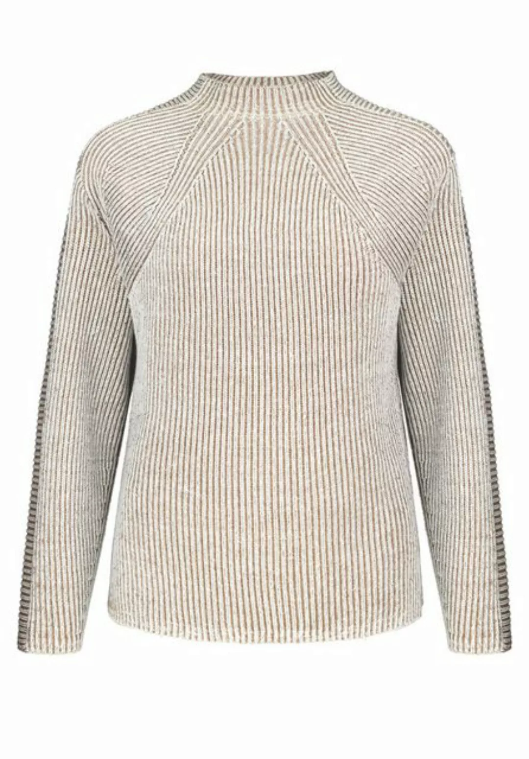 bianca Strickpullover DARIS in Patentstrick und moderner Bi-Color-Optik günstig online kaufen