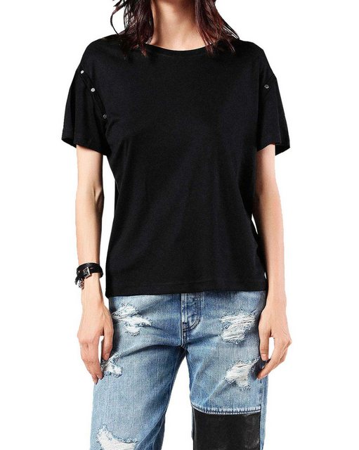 Diesel Kurzarmshirt Diesel T-Kisha Maglietta Damen Shirt günstig online kaufen