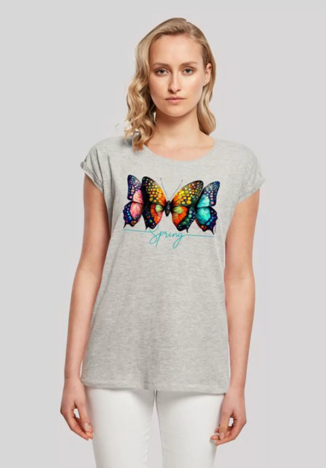 F4NT4STIC T-Shirt "Schmetterling Illusion", Print günstig online kaufen