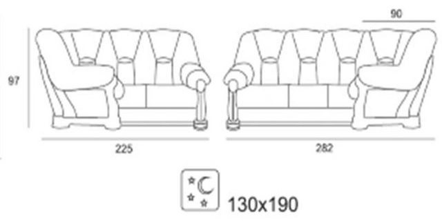 Xlmoebel Ecksofa Ecksofa aus echtem Leder in klassischem Stil mit Polsterun günstig online kaufen