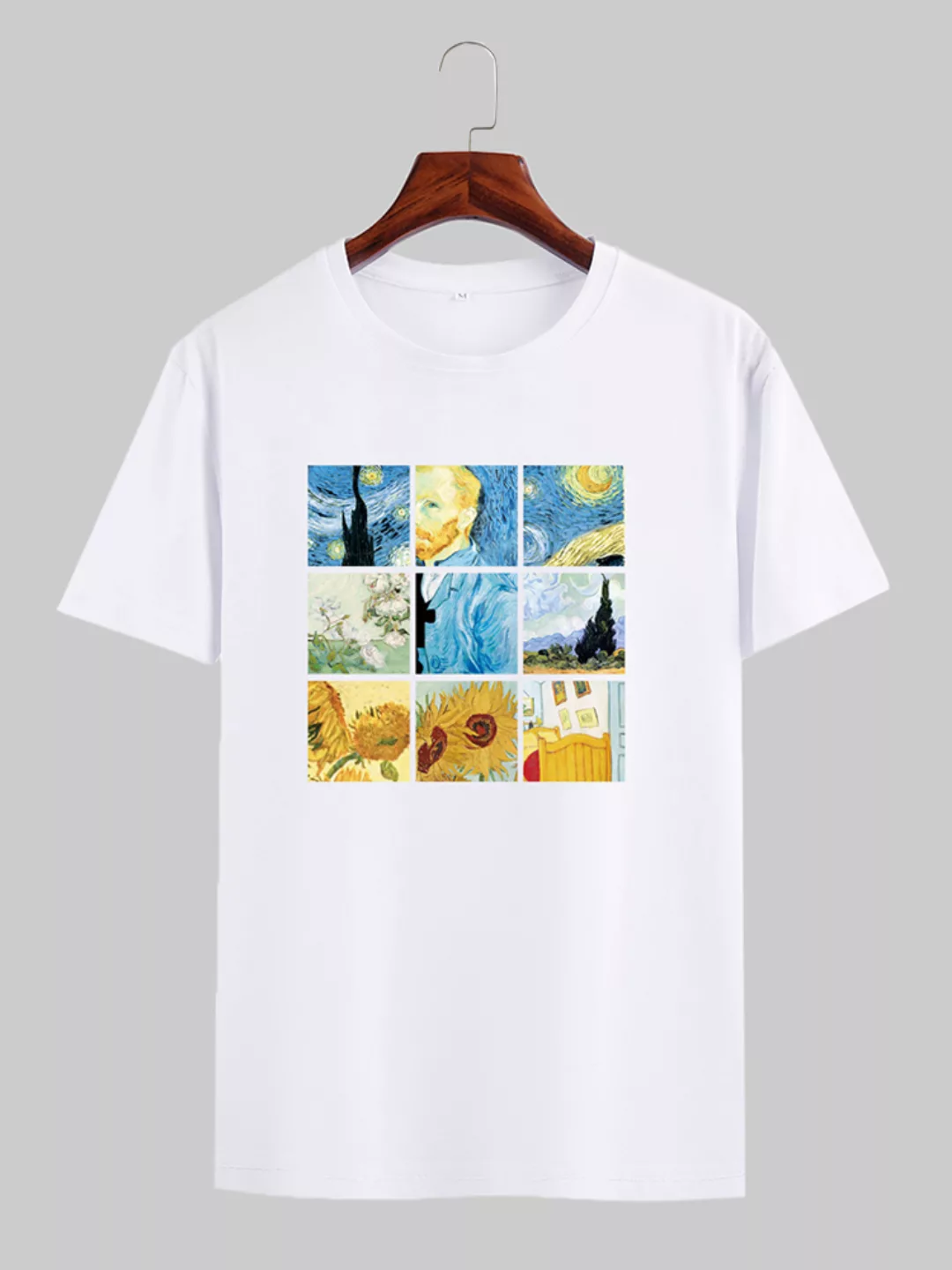 Lustige Kuso Van Gogh T-Shirts mit Öldruck für Herren günstig online kaufen