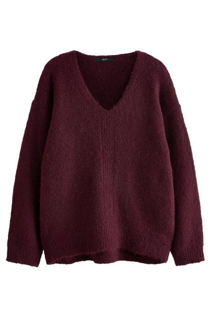 Next V-Ausschnitt-Pullover Relaxed Fit Weicher Strickpullover, V-Ausschnitt günstig online kaufen