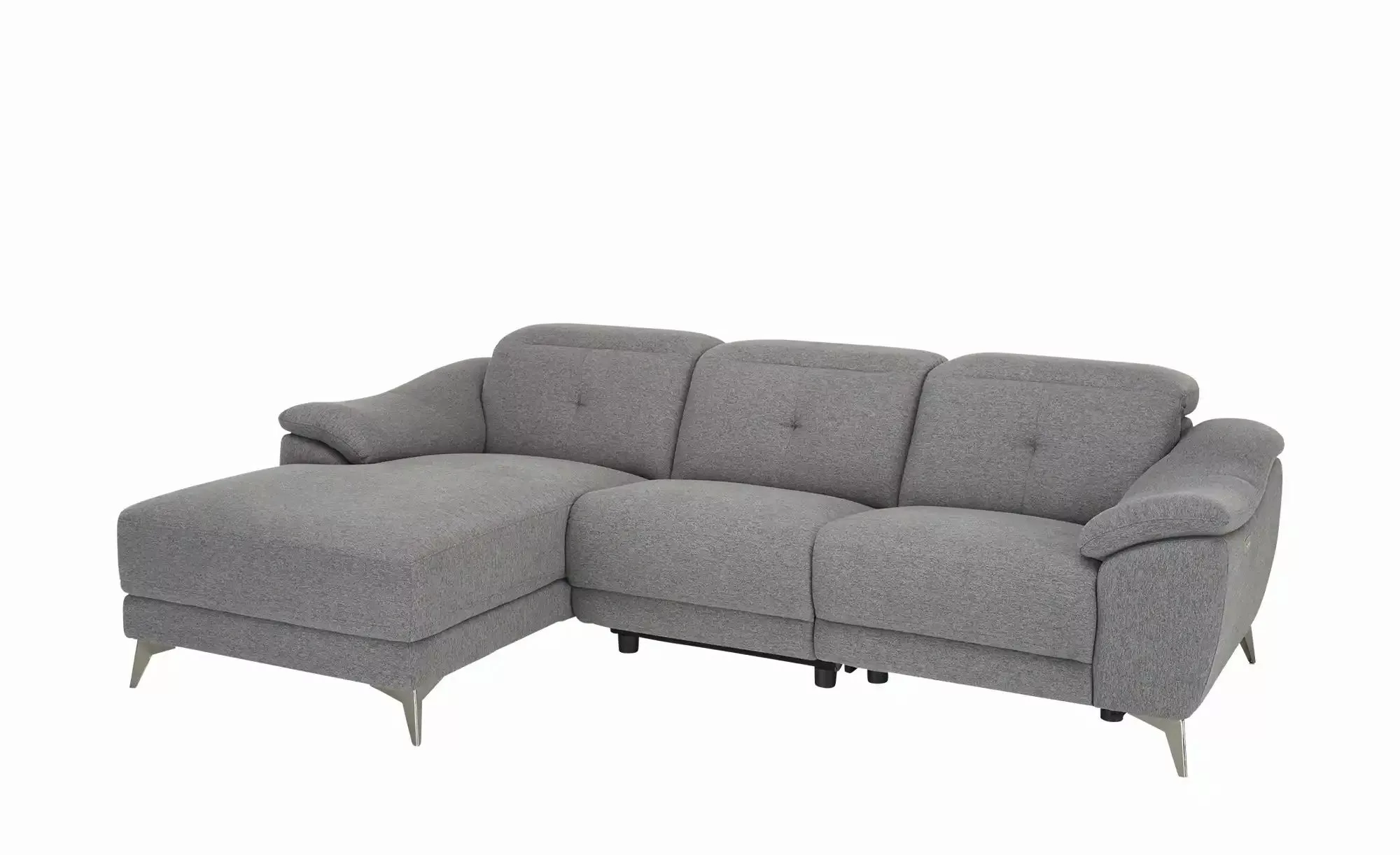 uno Ecksofa mit Relaxfunktion Eva ¦ grau ¦ Maße (cm): B: 255 H: 78 T: 171.0 günstig online kaufen