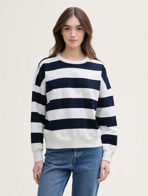 TOM TAILOR Denim Sweatshirt, aus weicher Baumwolle günstig online kaufen