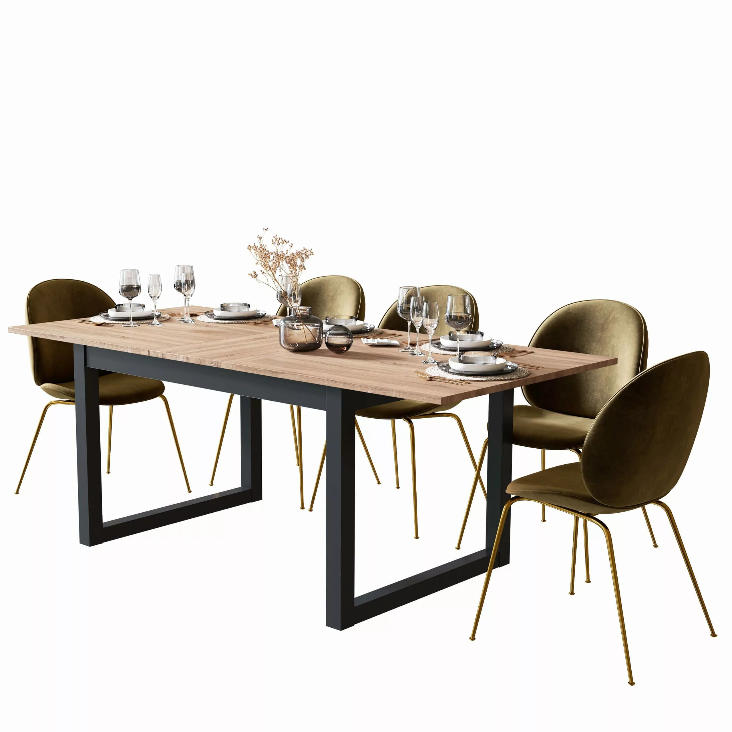 Newroom Esstisch Vincent, ausziehbar 160-200 cm günstig online kaufen