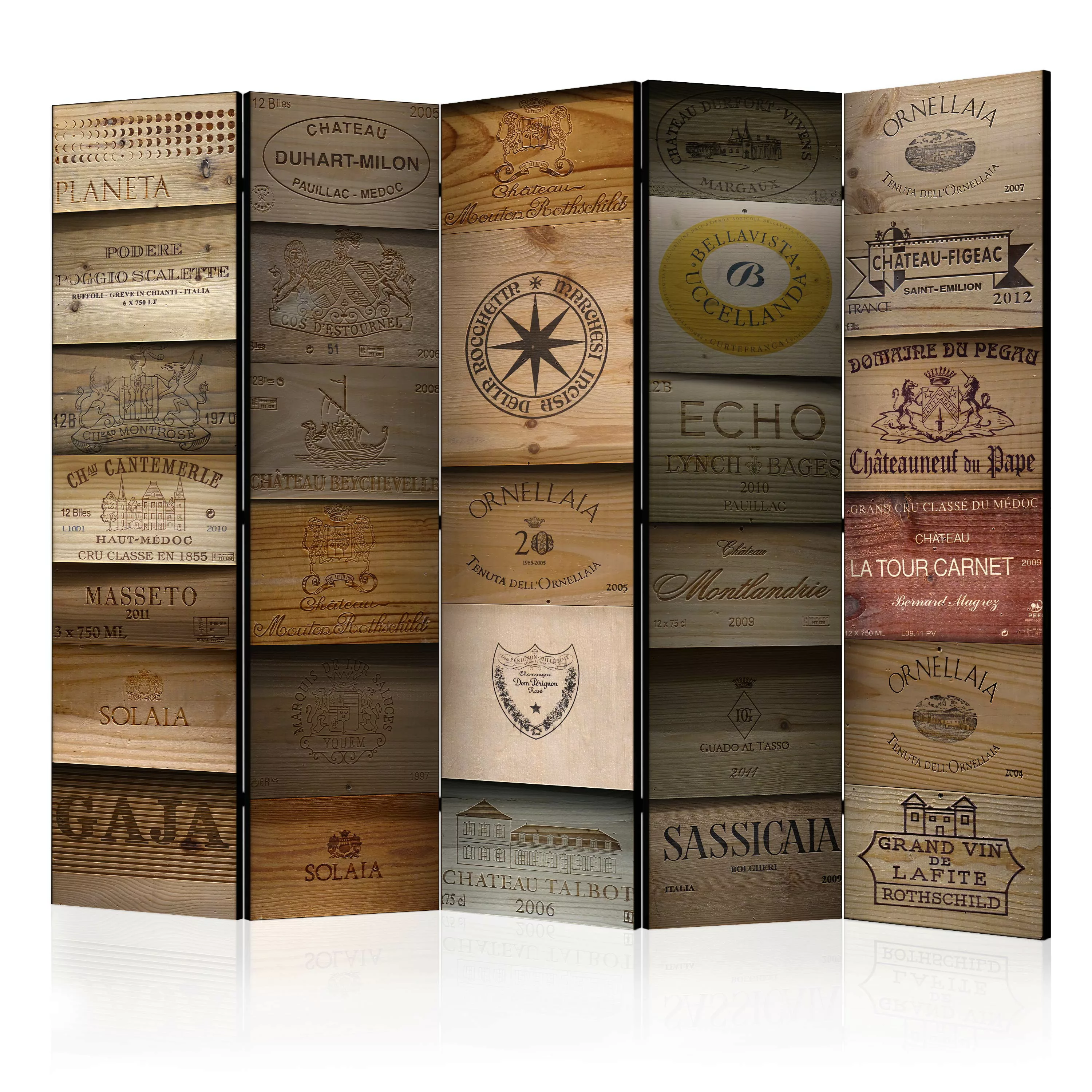 5-teiliges Paravent - Old Vineyard Ii [room Dividers] günstig online kaufen