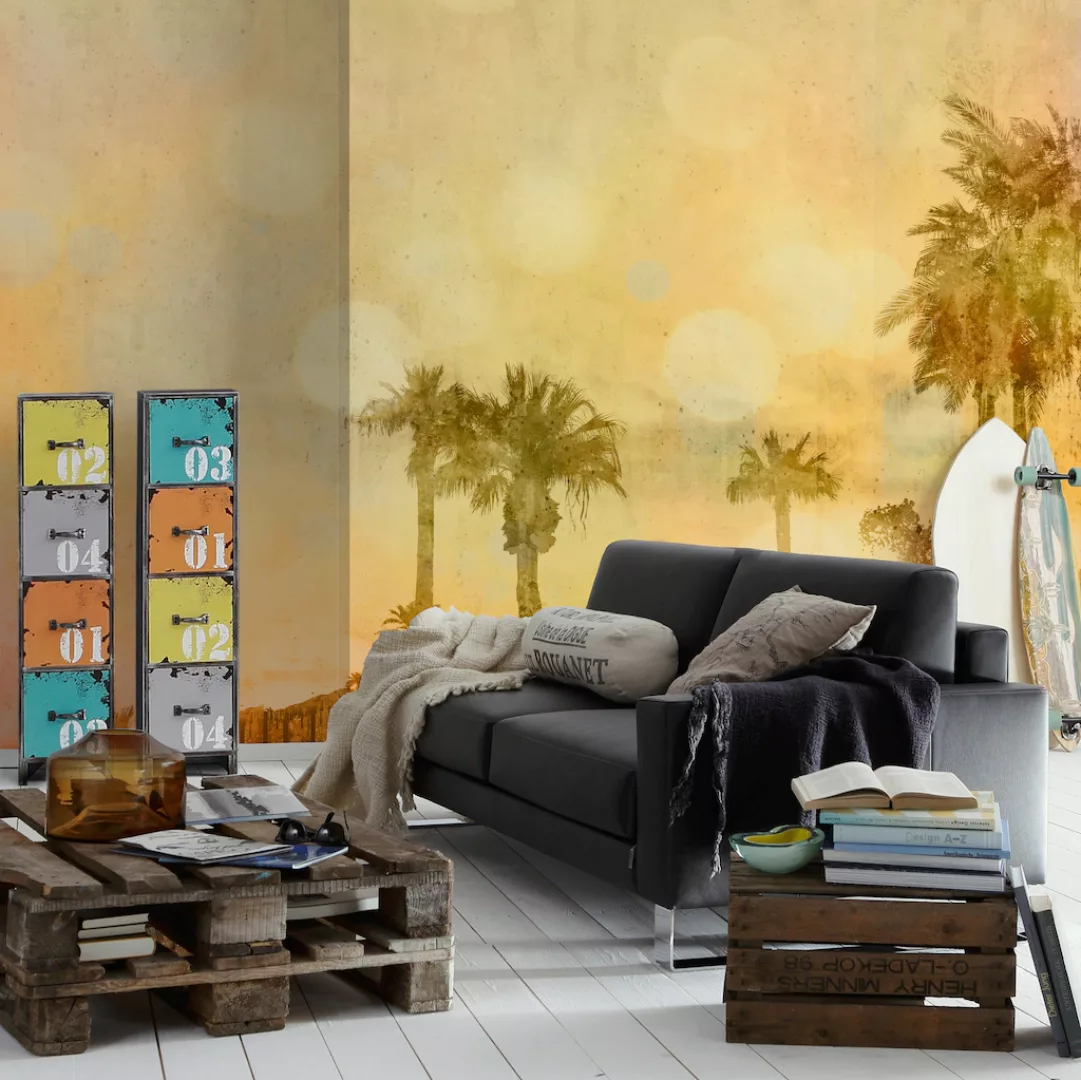 living walls Fototapete »ARTist Palm Oasis« günstig online kaufen