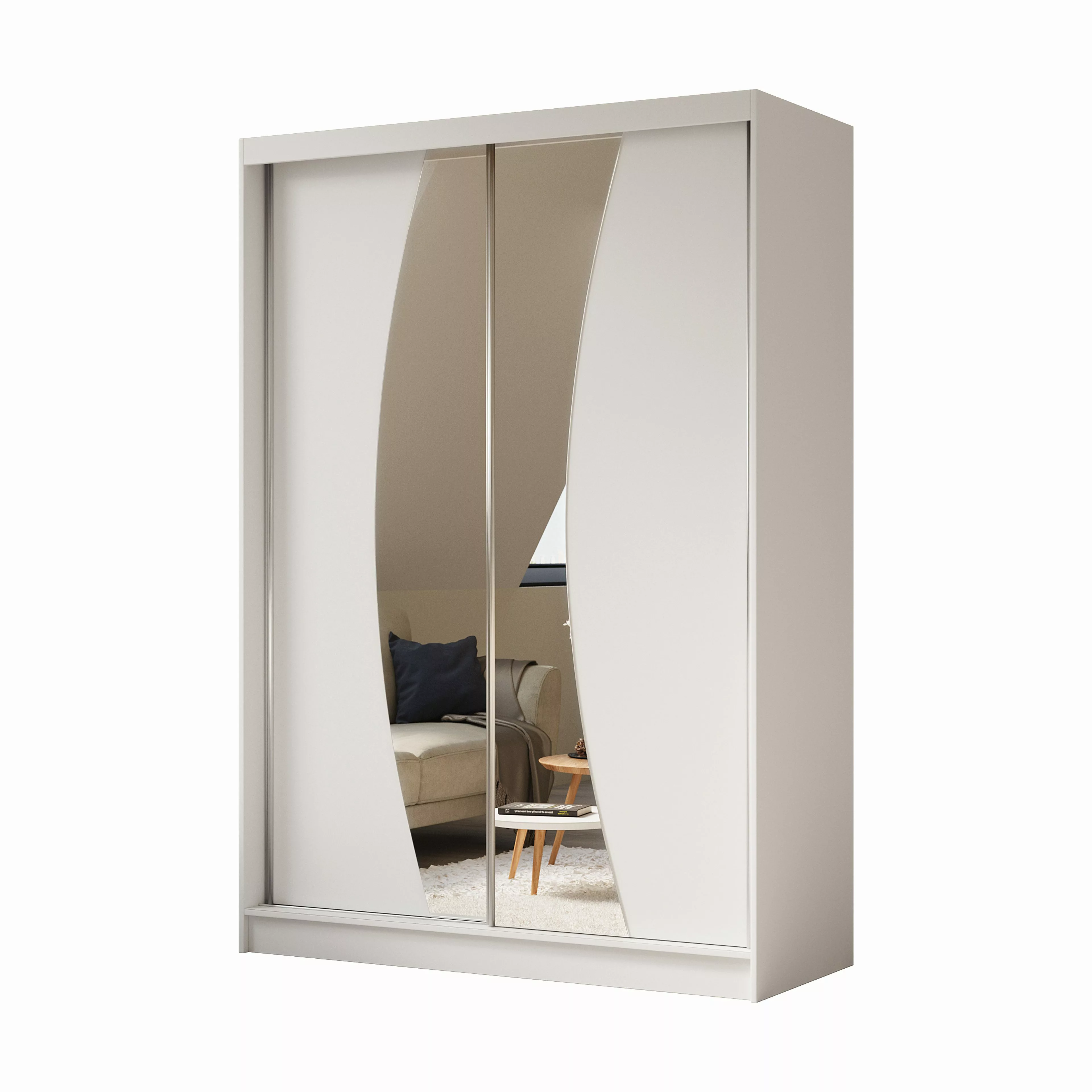 Beautysofa Kleiderschrank Vox mi Schiebtüren günstig online kaufen
