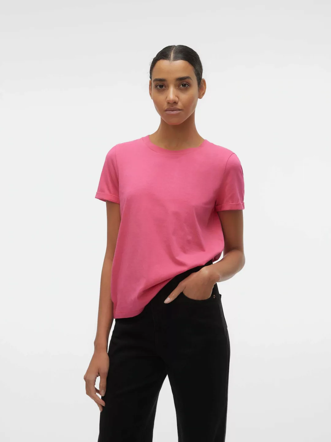 Vero Moda T-Shirt VMPAULA S/S T-SHIRT NOOS günstig online kaufen