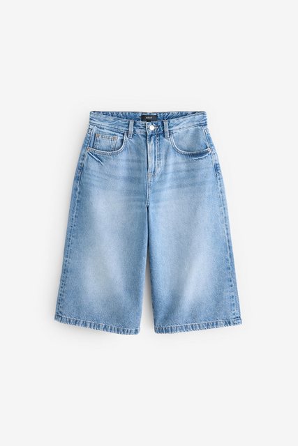 Next Jeansshorts Langer Jeansshorts aus 100 % Baumwolle (1-tlg) günstig online kaufen