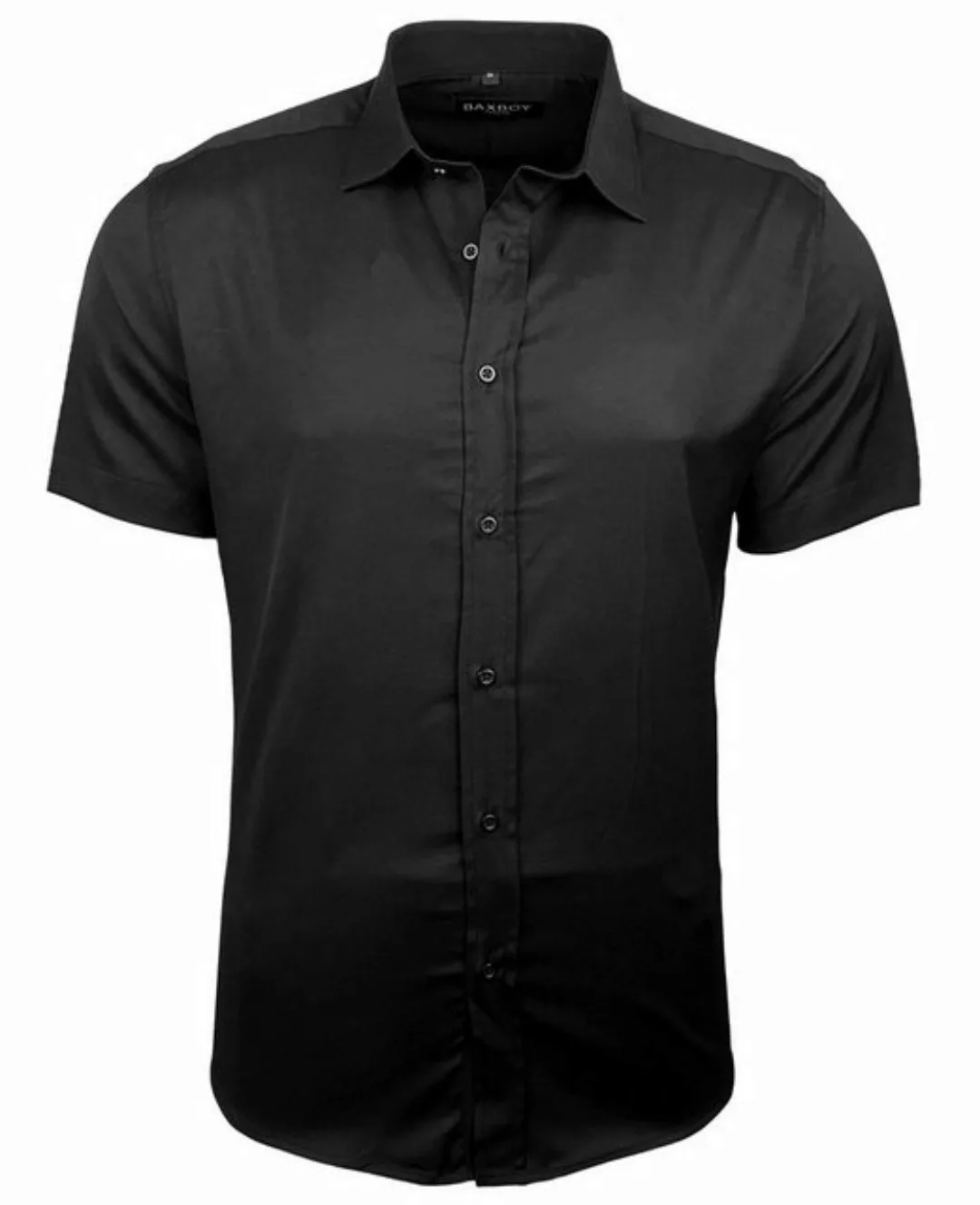 Baxboy Langarmhemd Baxboy Kurzarmhemd Herren Hemd Bügelleichtes Slim Fit Ke günstig online kaufen
