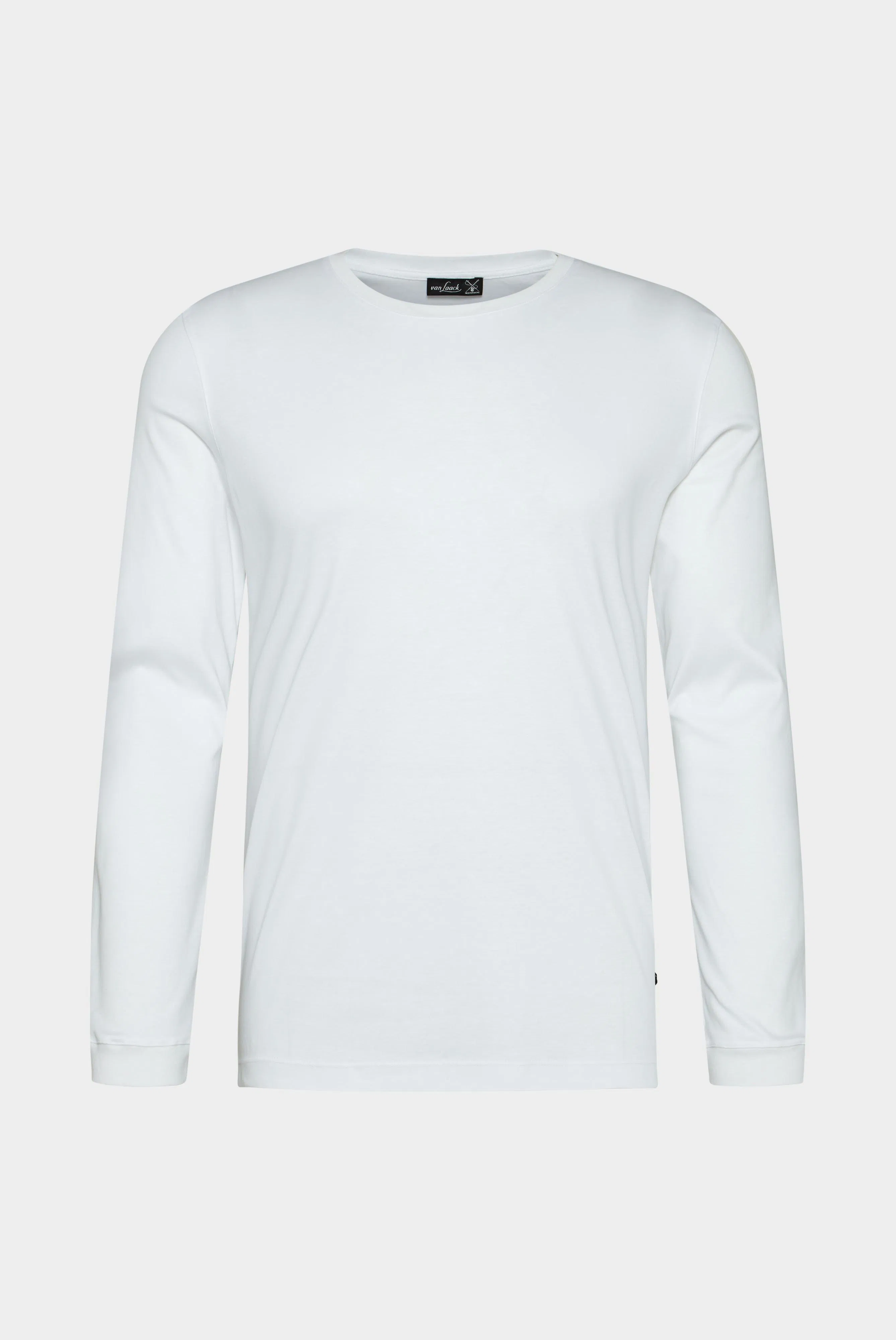 Langarm Jersey T-Shirt mit Rundhals Slim Fit günstig online kaufen