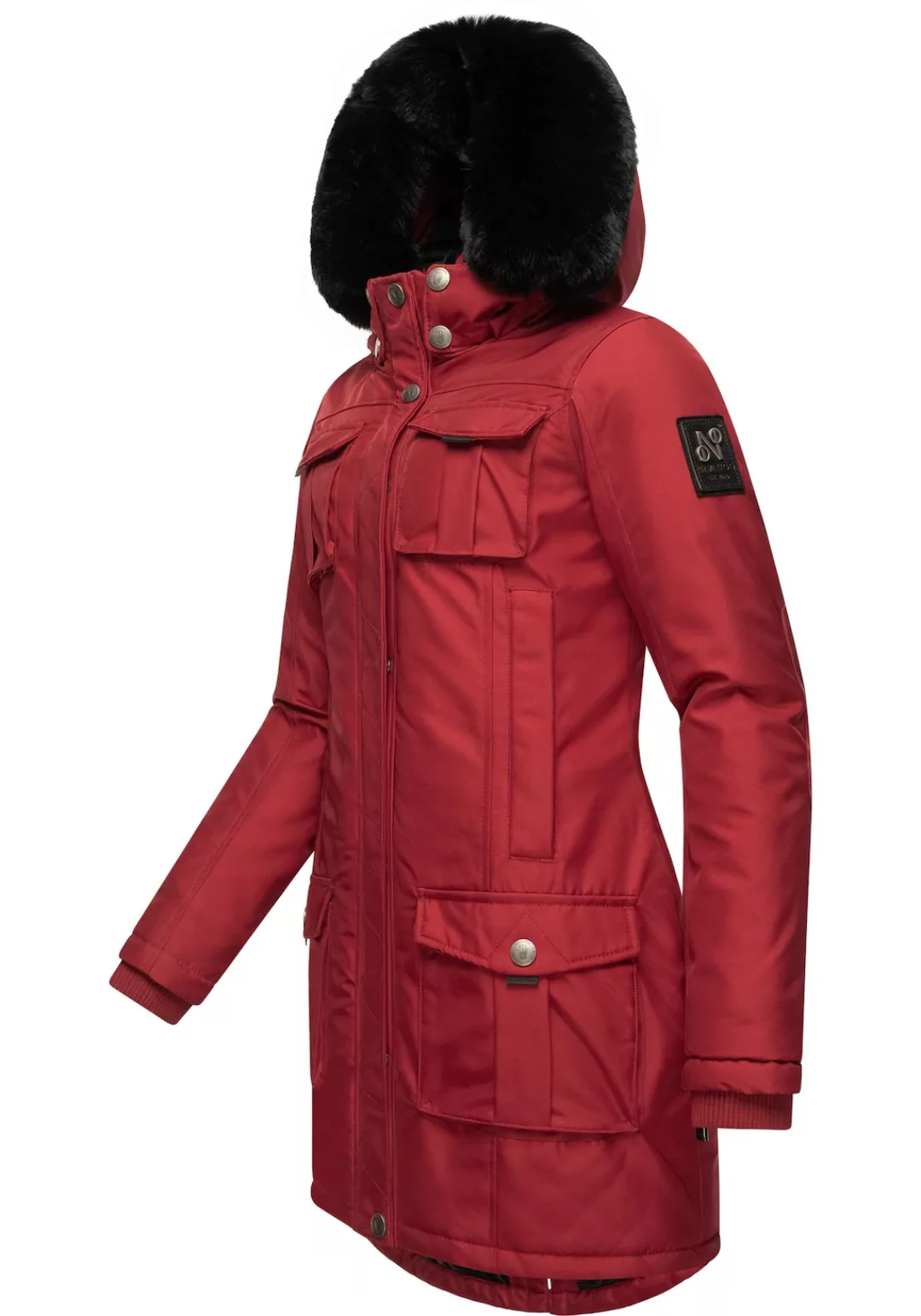 Navahoo Wintermantel "Tiniis", Parka mit abnehmbarer Kapuze und extra Einka günstig online kaufen