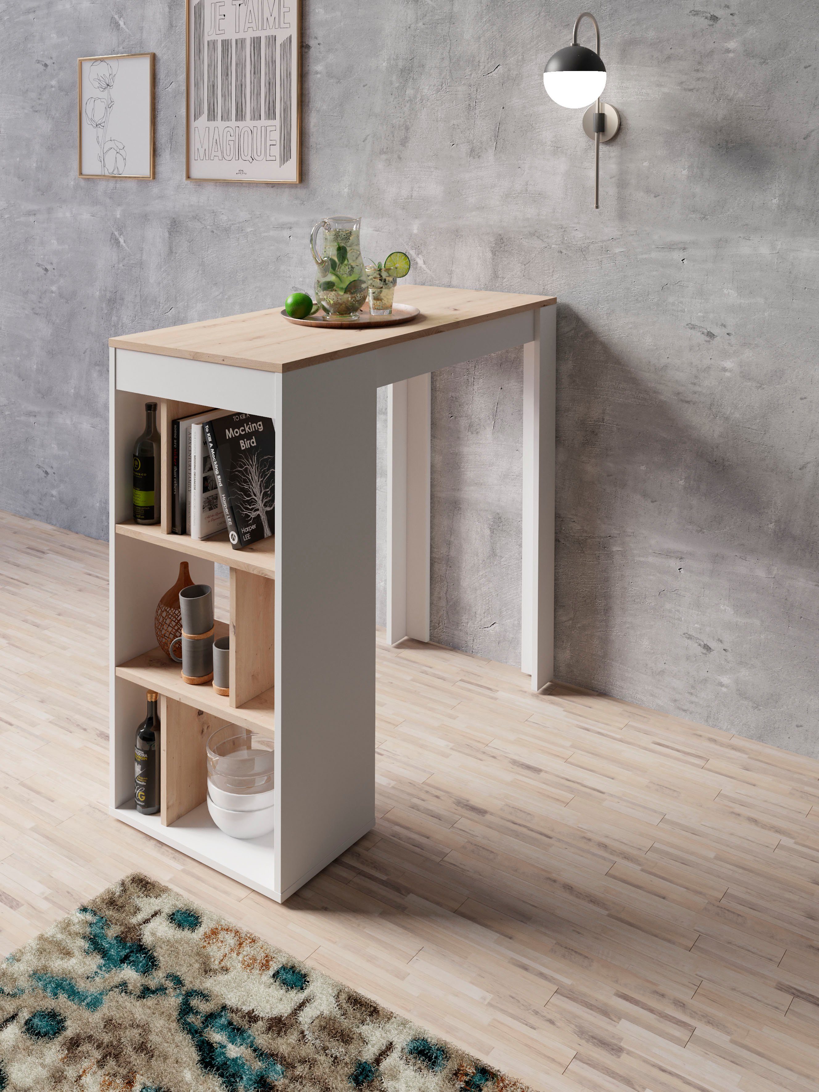 byLIVING Bartisch MOBY (in Artisan Eiche günstig online kaufen