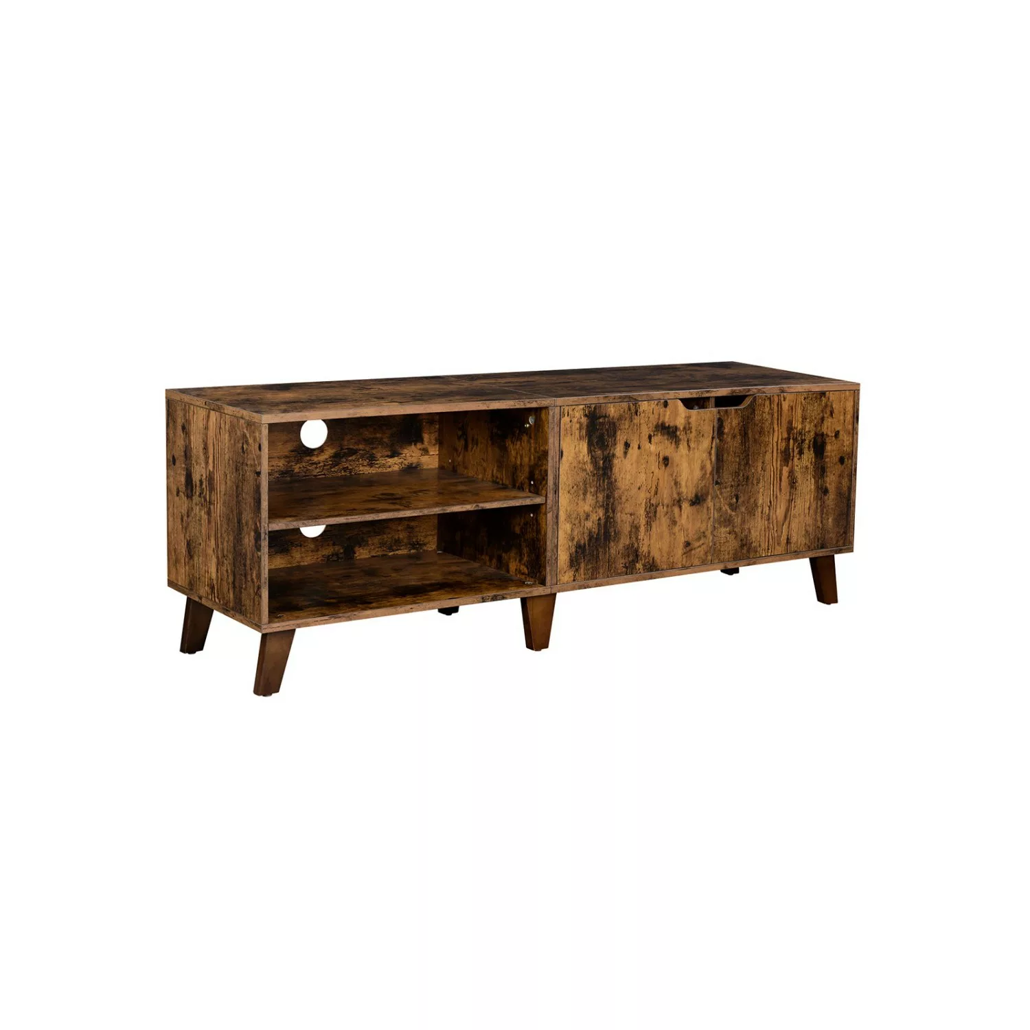 Vasagle Fernsehtisch 40 cm x 140 cm x 45 cm Braun günstig online kaufen