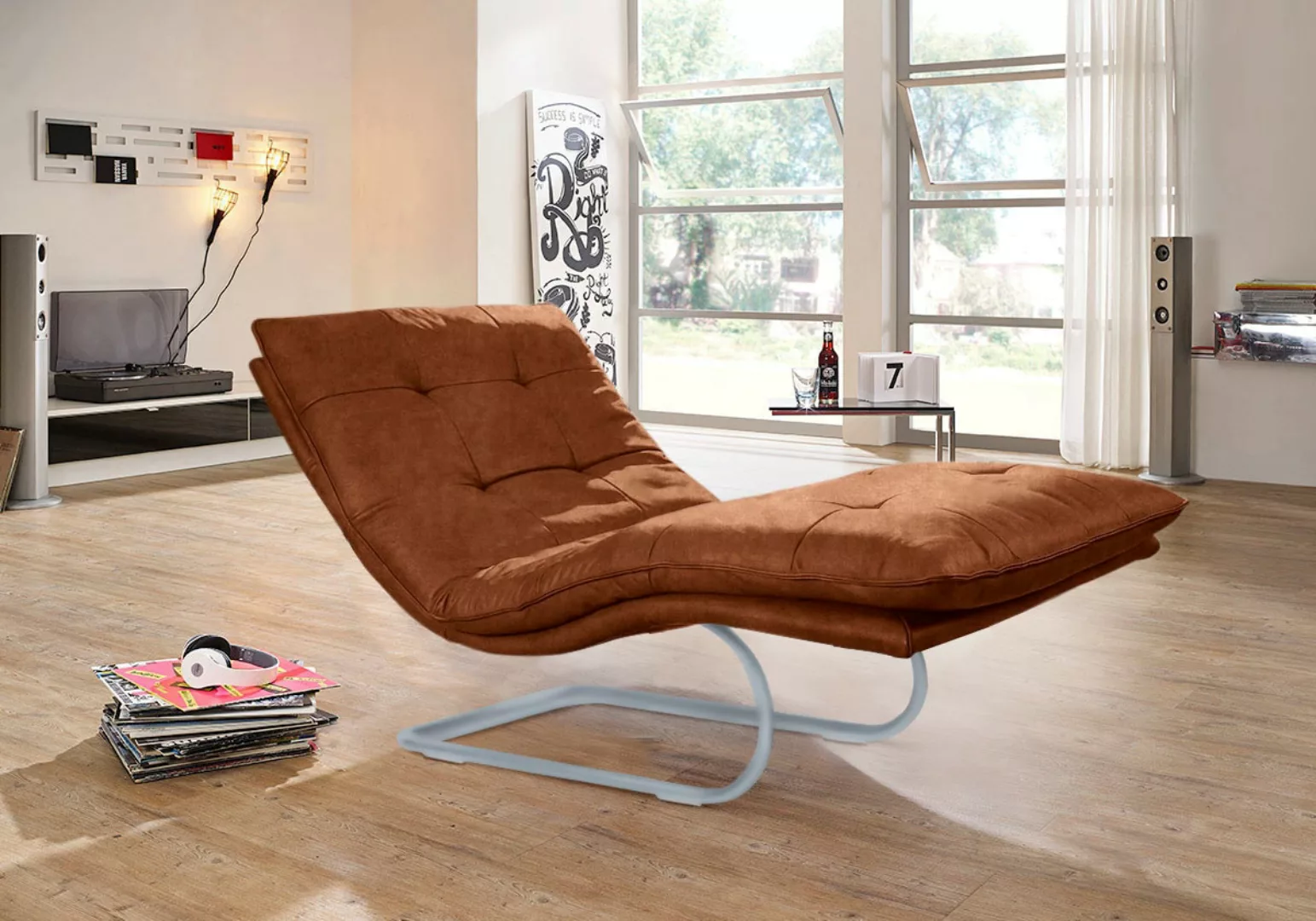 W.SCHILLIG Relaxliege »daily dreams«, in Waffelkissen-Optik, wahlweise mit günstig online kaufen