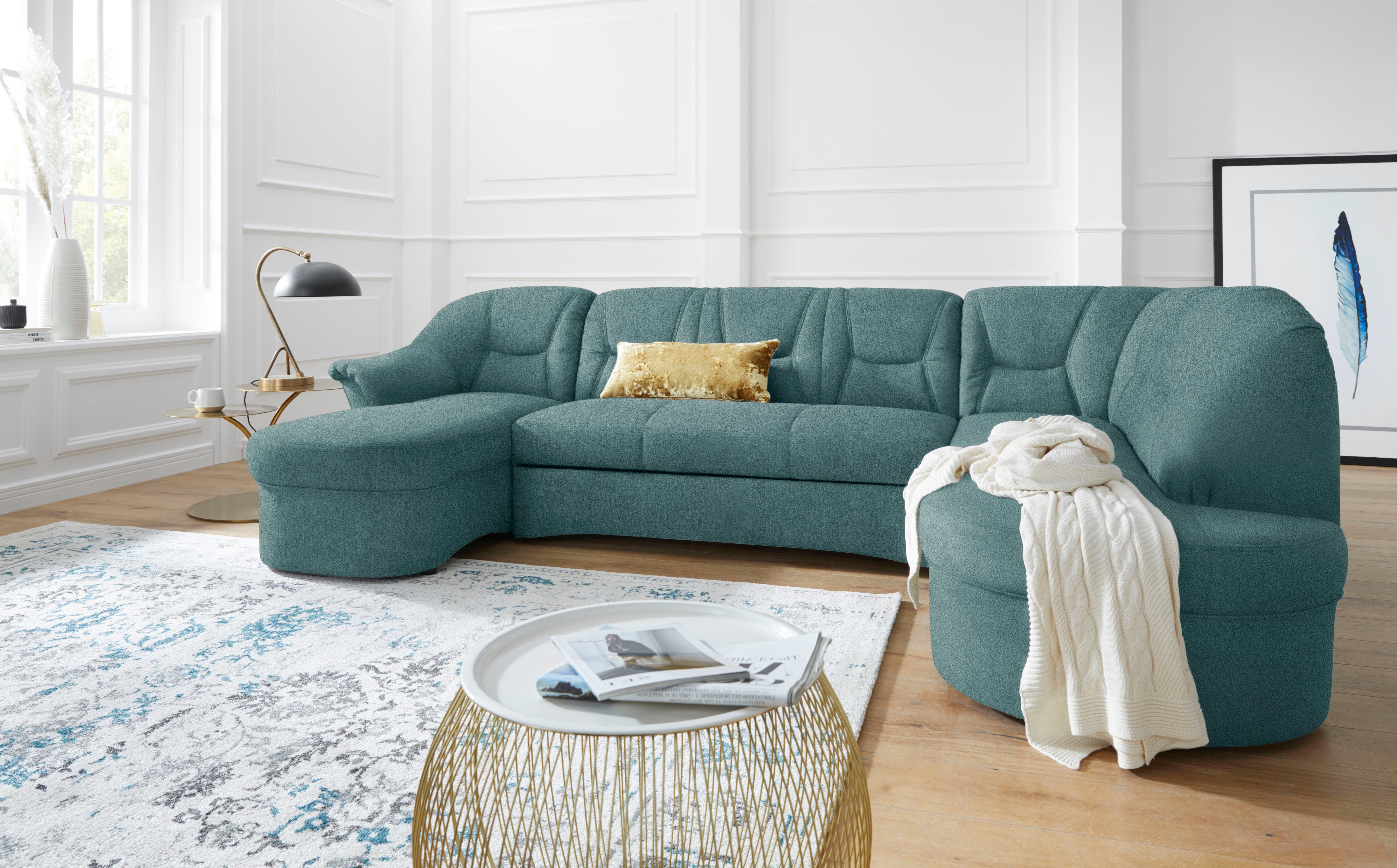 DOMO collection Wohnlandschaft "Sarafina, zeitlos und komfortabel, optional günstig online kaufen