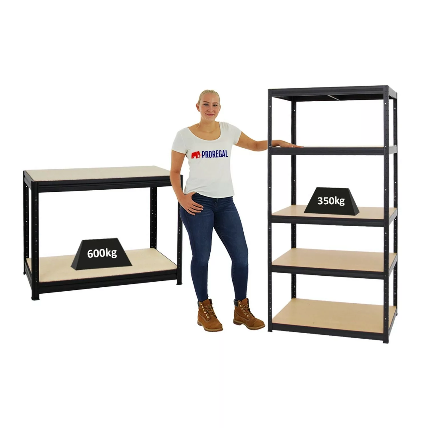 PROREGAL Mega Deal 1x Schwerlastregal Slim Elephant M HxBxT 180 x 90 x 60 c günstig online kaufen