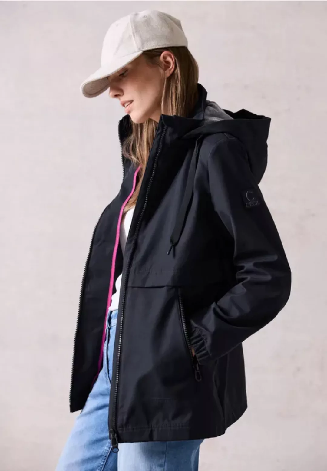 Kurze Trench-Jacke günstig online kaufen