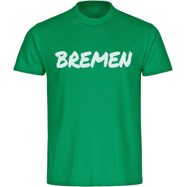 multifanshop T-Shirt Herren Bremen - Textmarker - Männer günstig online kaufen