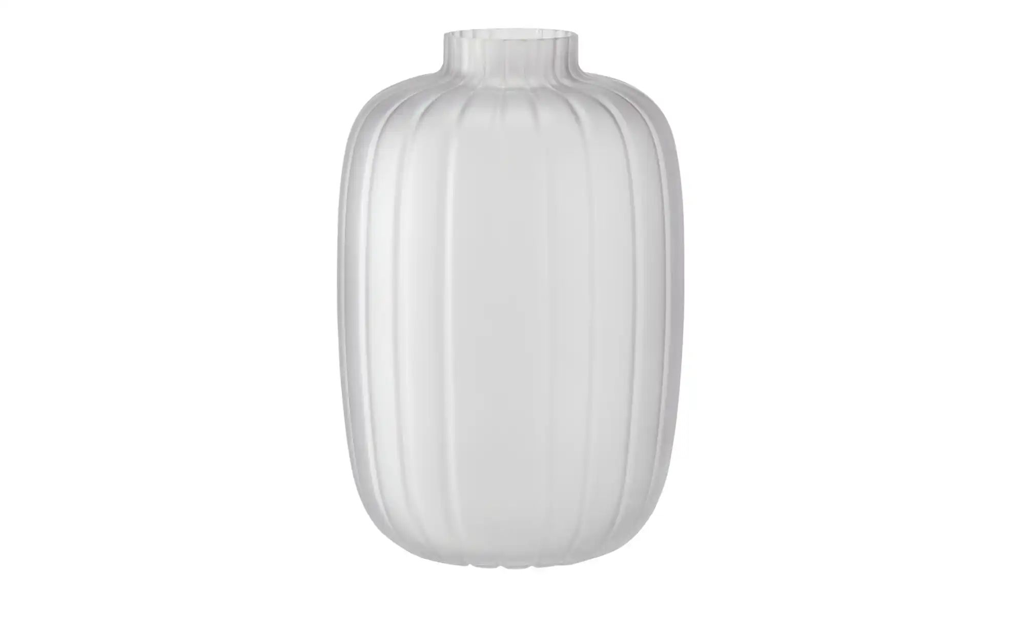 HOME STORY Vase ¦ grau ¦ Glas  ¦ Maße (cm): H: 30  Ø: 19.5 Accessoires > Va günstig online kaufen