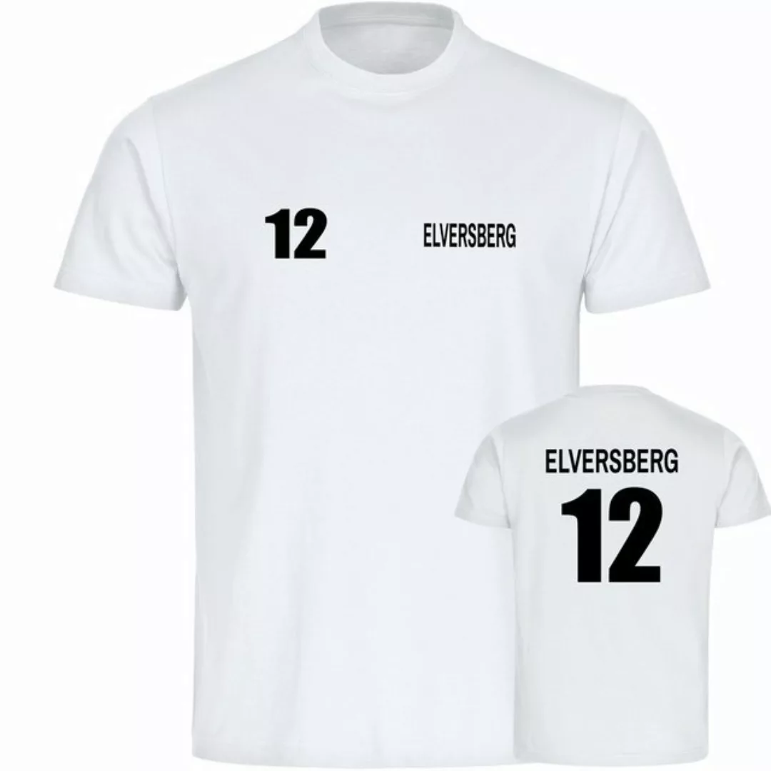 multifanshop T-Shirt Herren Elversberg - Trikot Nummer 12 - Männer günstig online kaufen