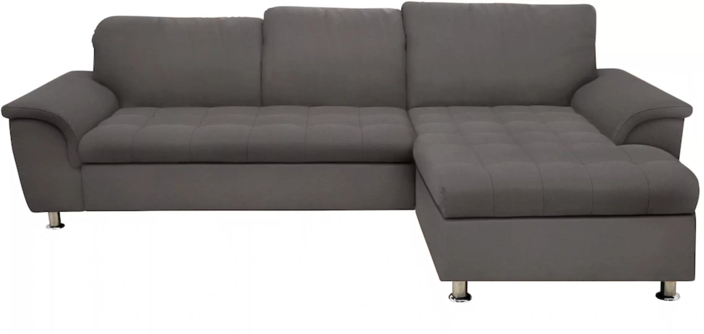 DOMO collection Ecksofa Franzi Steppung im Sitzbereich B7T/H: 278/162/80 cm günstig online kaufen