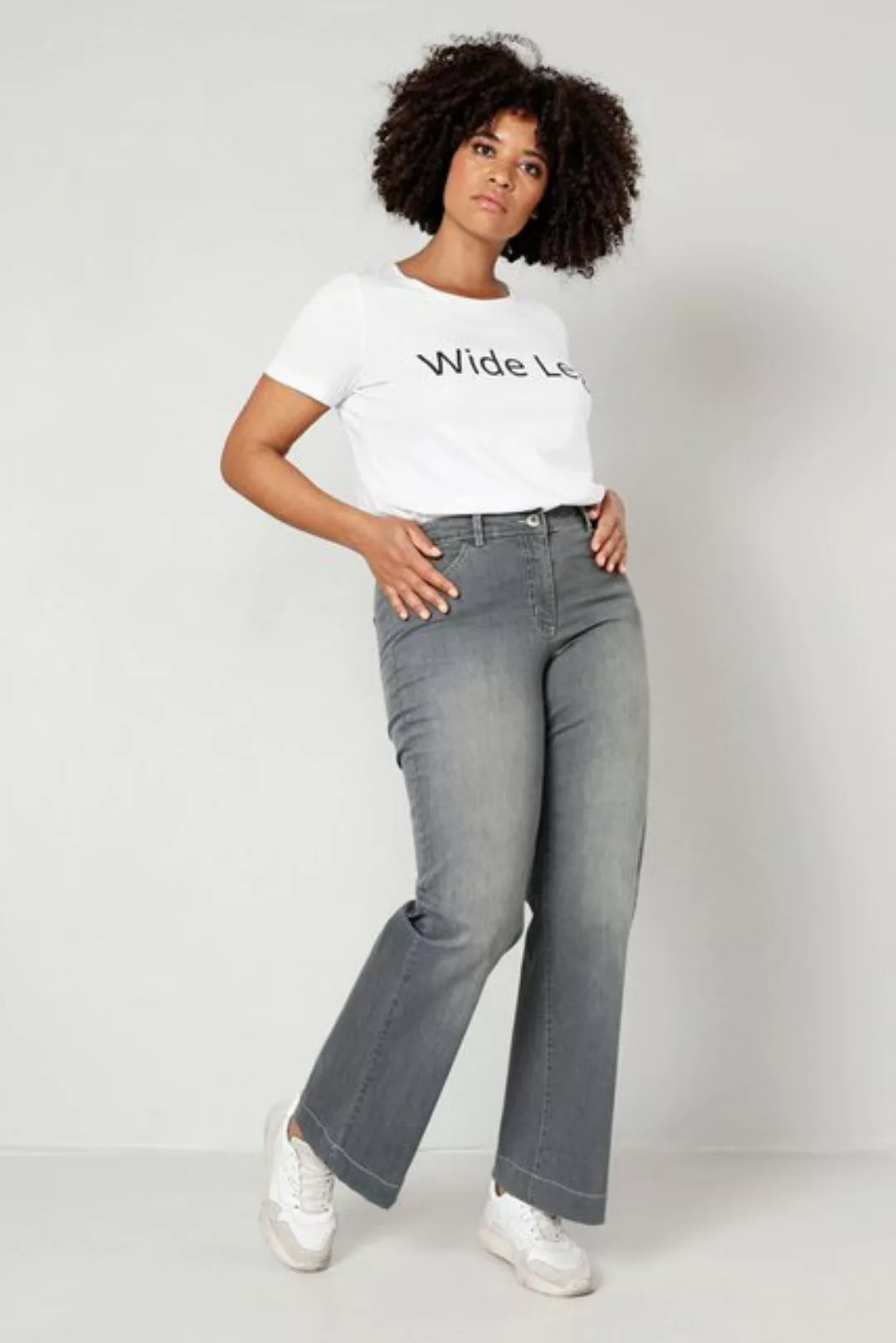 Dollywood 5-Pocket-Jeans Jeans weit und gerade 4-Pocket günstig online kaufen