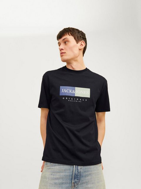 Jack & Jones Herren Rundhals T-Shirt JORFREDERIKSBERG - Relaxed Fit günstig online kaufen