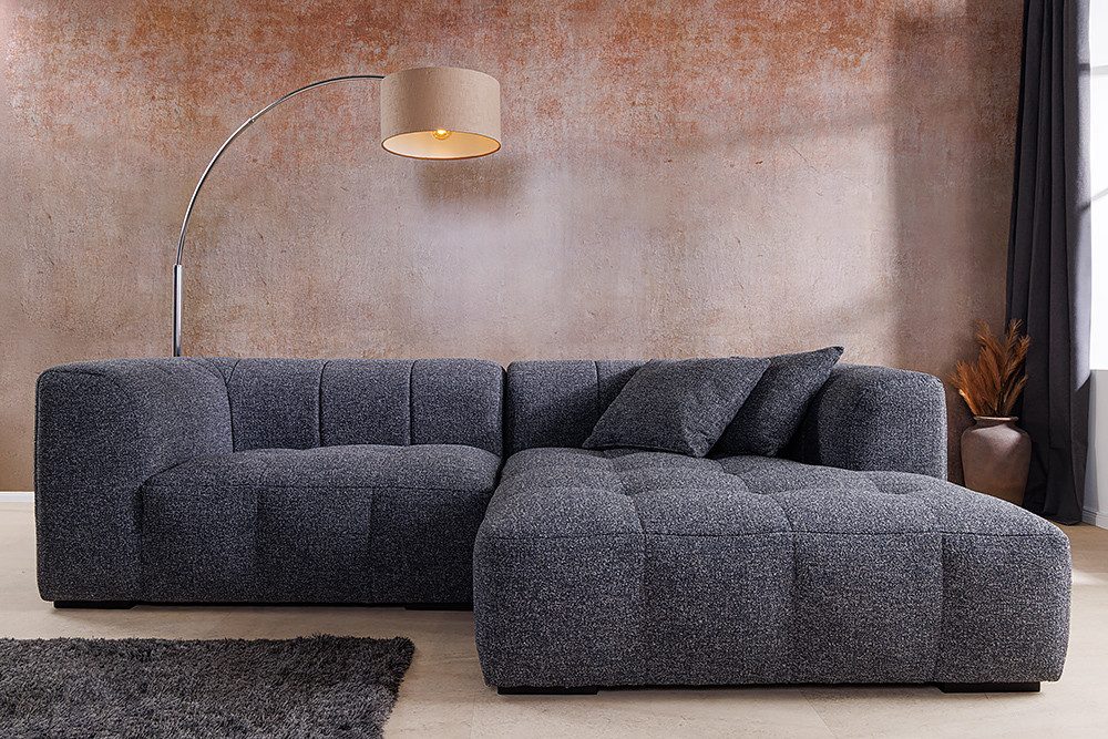 riess-ambiente Ecksofa ZERO GRAVITY 240cm graphit günstig online kaufen