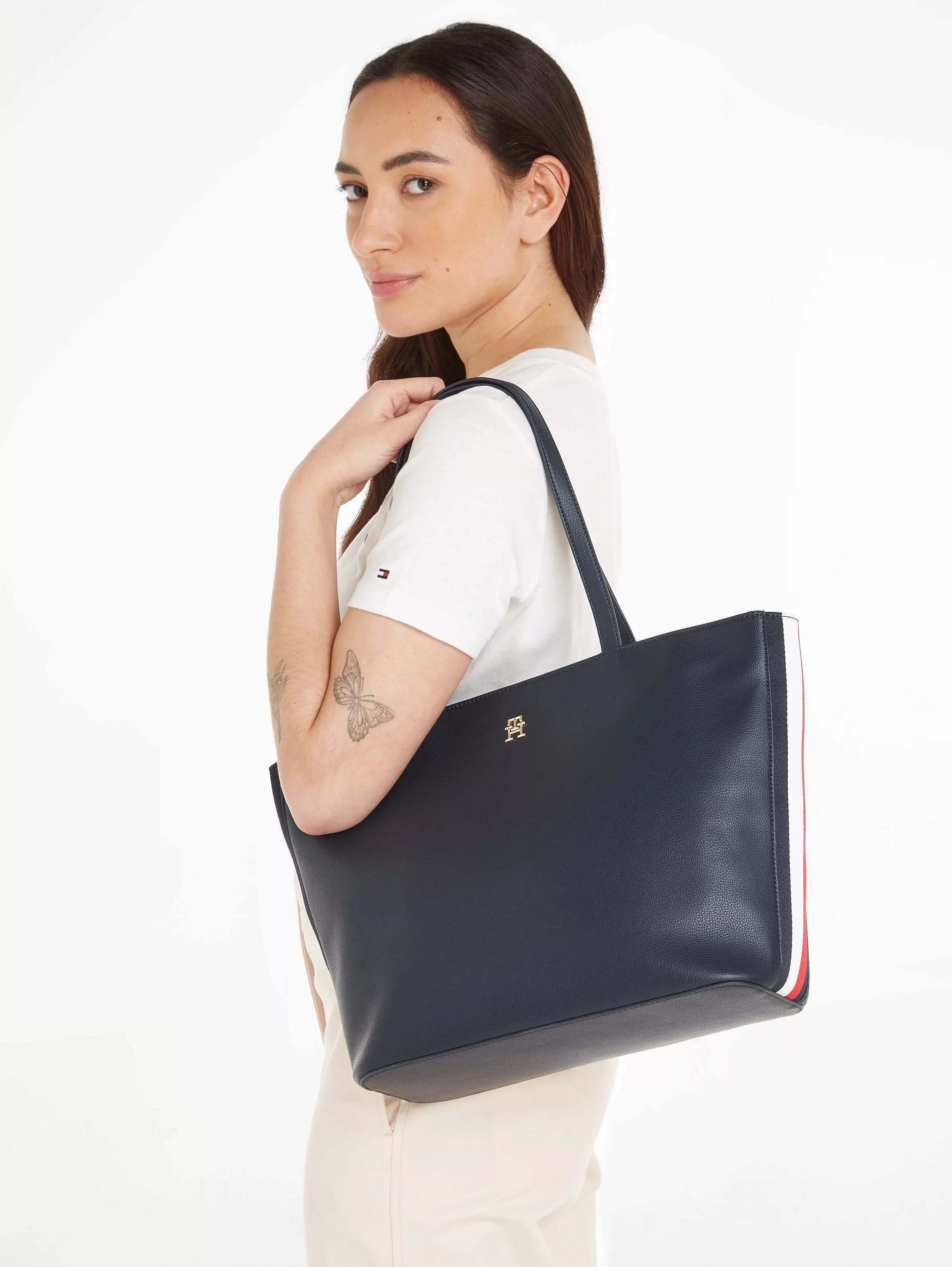 Tommy Hilfiger Shopper "TH ESSENTIAL SC TOTE CORP", Handtasche Damen Tasche günstig online kaufen