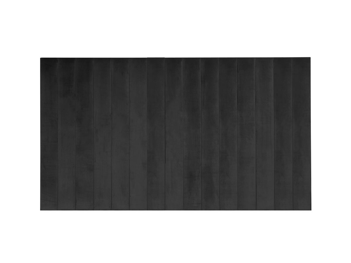 Wandpaneel Bettkopfteil - Samt - 220 cm - Grau - GONDA von Pascal Morabito günstig online kaufen