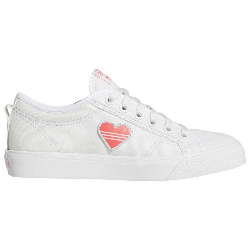 Adidas Originals Nizza Trefoil Sportschuhe EU 40 2/3 Crystal White / Shock günstig online kaufen