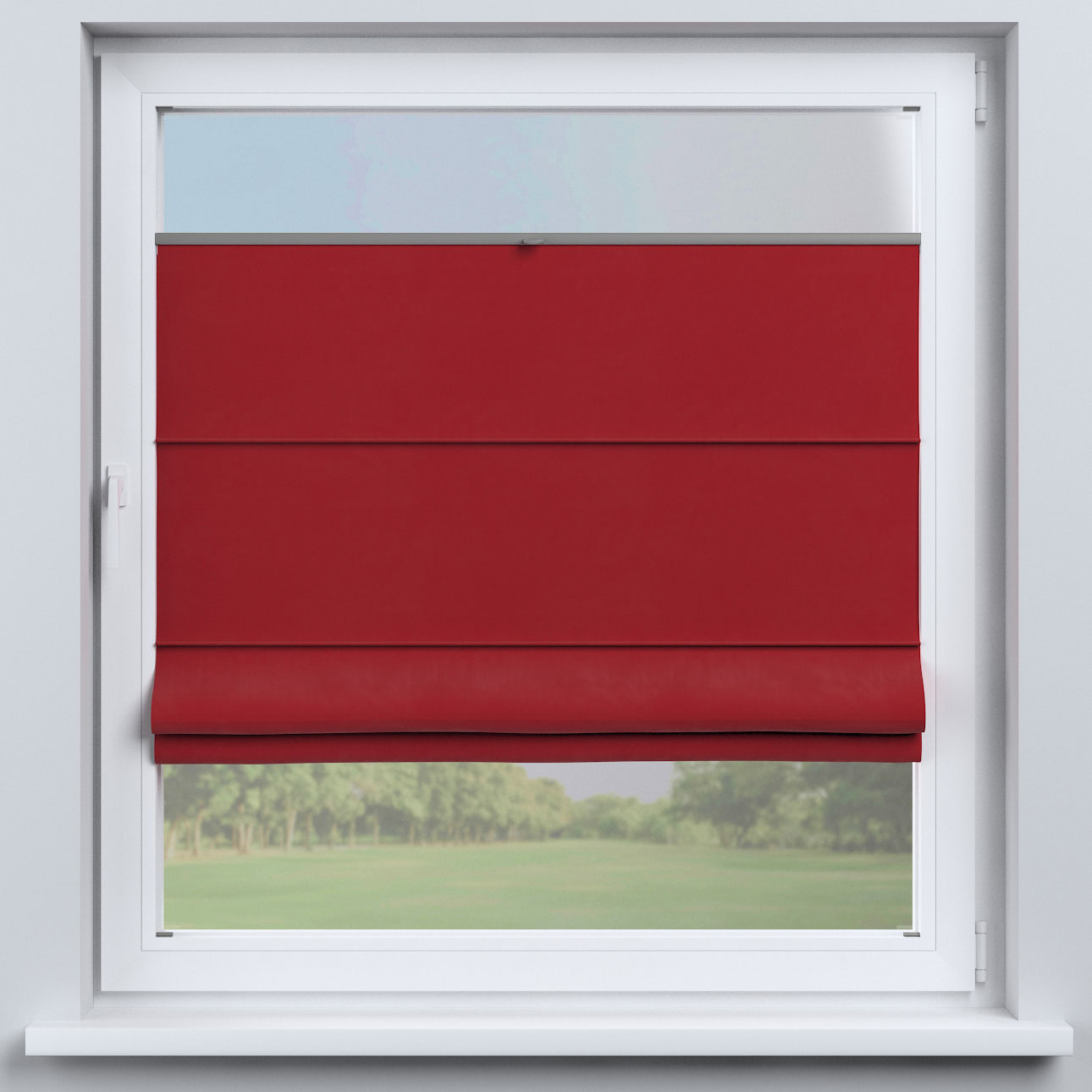 Dekoria Flexibles Raffrollo Sizilien, rot, 120 x 170 cm günstig online kaufen